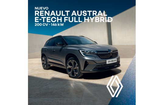 YA A LA VENTA: NUEVO RENAULT AUSTRAL E-TECH FULL HYBRID